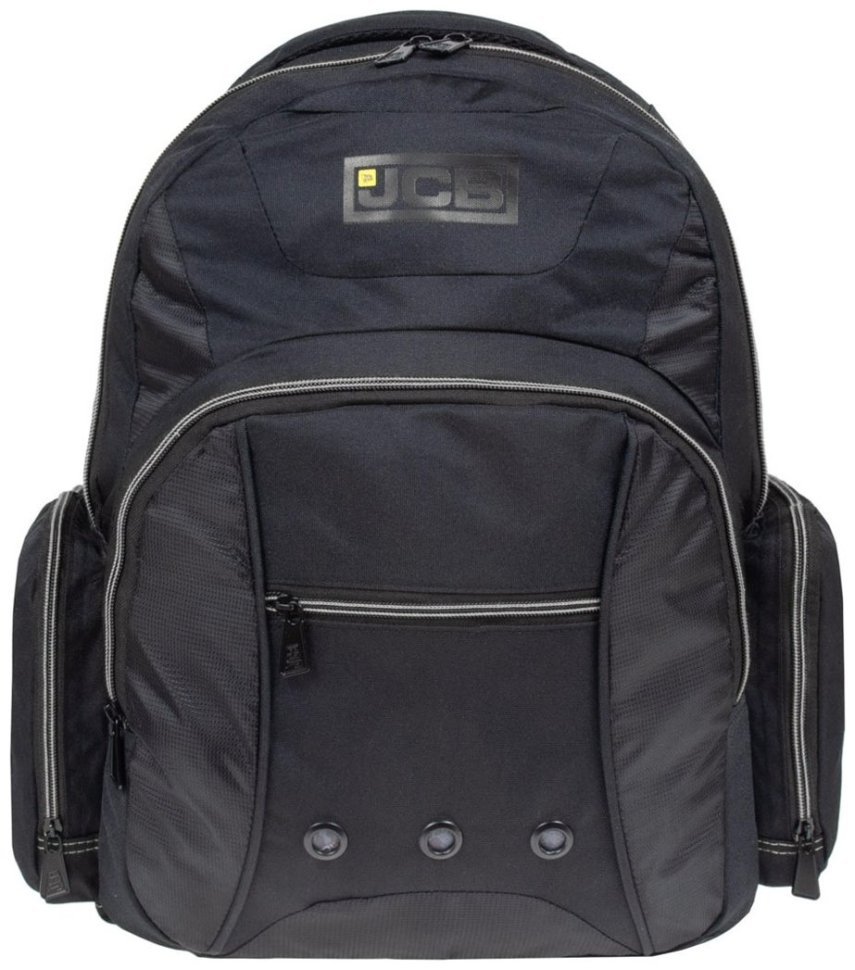 Городской рюкзак для мужчин из прочного текстиля JCB BP17 черно-серого цвета 94549 modnotak фото №1