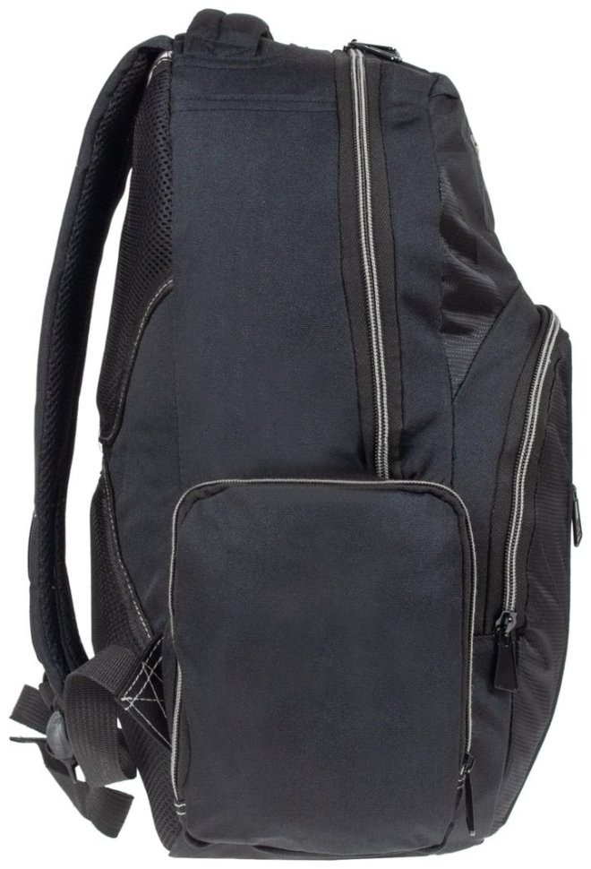 Городской рюкзак для мужчин из прочного текстиля JCB BP17 черно-серого цвета 94549 modnotak фото №3