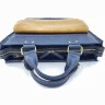 Мужская деловая сумка на три отделения с ручками и ремнем на плечо  VATTO (11691) - 8