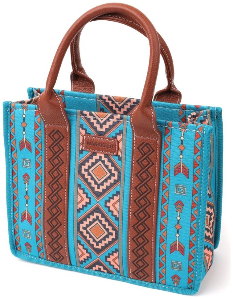 Каркасная женская сумка из качественного текстиля через плечо Vintage разноцветная 96949 modnotak фото №2