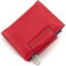 Женский кожаный кошелек красного цвета с монетницей ST Leather 1767249 - 4