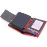 Женский кожаный кошелек красного цвета с монетницей ST Leather 1767249 - 5