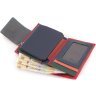 Шкіряний жіночий гаманець червоного кольору з монетницею ST Leather 1767249 - 8