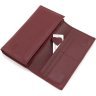 Женский кожаный бордовый кошелек с блоком под карты ST Leather 1767449 - 6