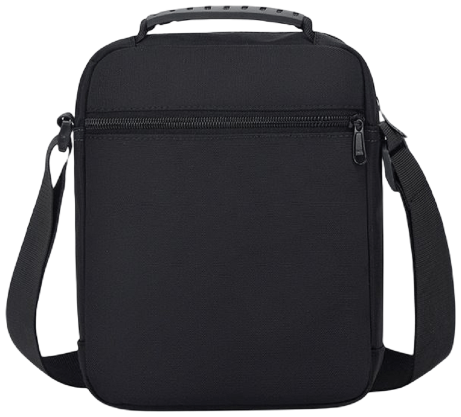 Мужская сумка-барсетка из черного текстиля с ручкой Confident 77449 modnotak фото №7