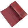 Жіночий шкіряний лакований гаманець Leather Collection 97749 червоного кольору modnotak фото - 6
