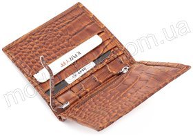 Кожаный мужской кошелек без застежки KARYA (0940-61)
