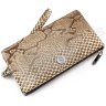 Шкіряний жіночий гаманець-клатч на блискавки KARYA (1075-011) - 3