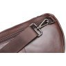 Кожаная сумка-слинг коричневого цвета Vintage (14737) - 7