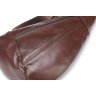 Кожаная сумка-слинг коричневого цвета Vintage (14737) - 8