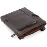 Мужская коричневая сумка-планшет из натуральной кожи гладкого типа Visconti 68749 - 9