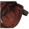 Мужская коричневая сумка-планшет из натуральной кожи гладкого типа Visconti 68749 - 10