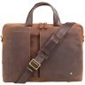 Велика чоловіча сумка для ноутбука з вінтажної шкіри світло-коричневого кольору Visconti Octo 69149 - 1