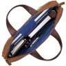 Большая мужская сумка для ноутбука из винтажной кожи светло-коричневого цвета Visconti Octo 69149 - 6