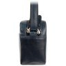 Женская кожаная плечевая сумка-кроссбоди синего цвета Visconti 70750 - 4