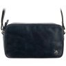 Женская кожаная плечевая сумка-кроссбоди синего цвета Visconti 70750 - 6
