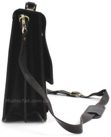 Класичний шкіряний ділової портфель ручної роботи Старовинна Італія (10408)