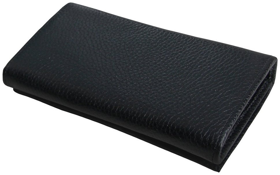 Великий жіночий гаманець із фіксацією на кнопку Vip Collection 102550 (чорний) фото №4 Великий жіночий гаманець із фіксацією на кнопку Vip Collection 102550 (чорний) modnotak фото №4