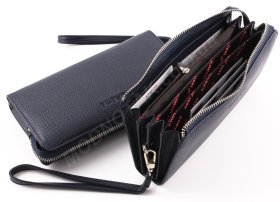 Компактная мужская барсетка из натуральной кожи Karya (Турция) (10295)