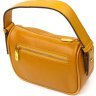 Желтая женская сумка на плечо из натуральной кожи с одной лямкой Vintage (2422100) - 2