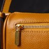 Жовта жіноча сумка на плече з натуральної шкіри з однією лямкою Vintage (2422100) - 9