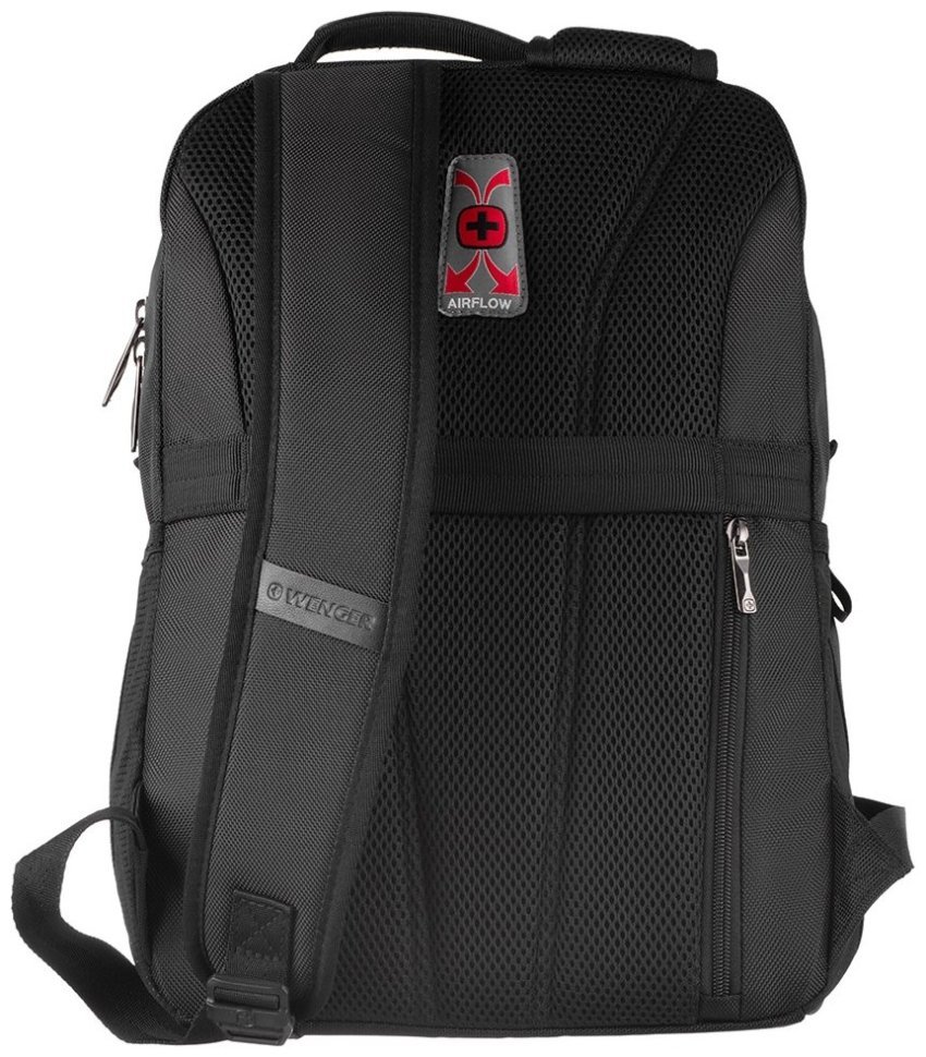 Стильный вместительный рюкзак для ноутбука до 14"  Wenger BC Mark 103550 черного цвета modnotak фото №3