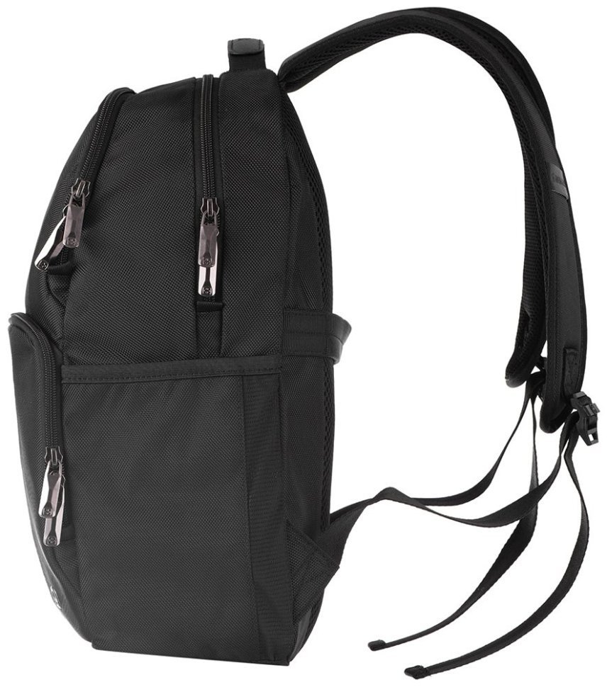 Стильный вместительный рюкзак для ноутбука до 14"  Wenger BC Mark 103550 черного цвета modnotak фото №4