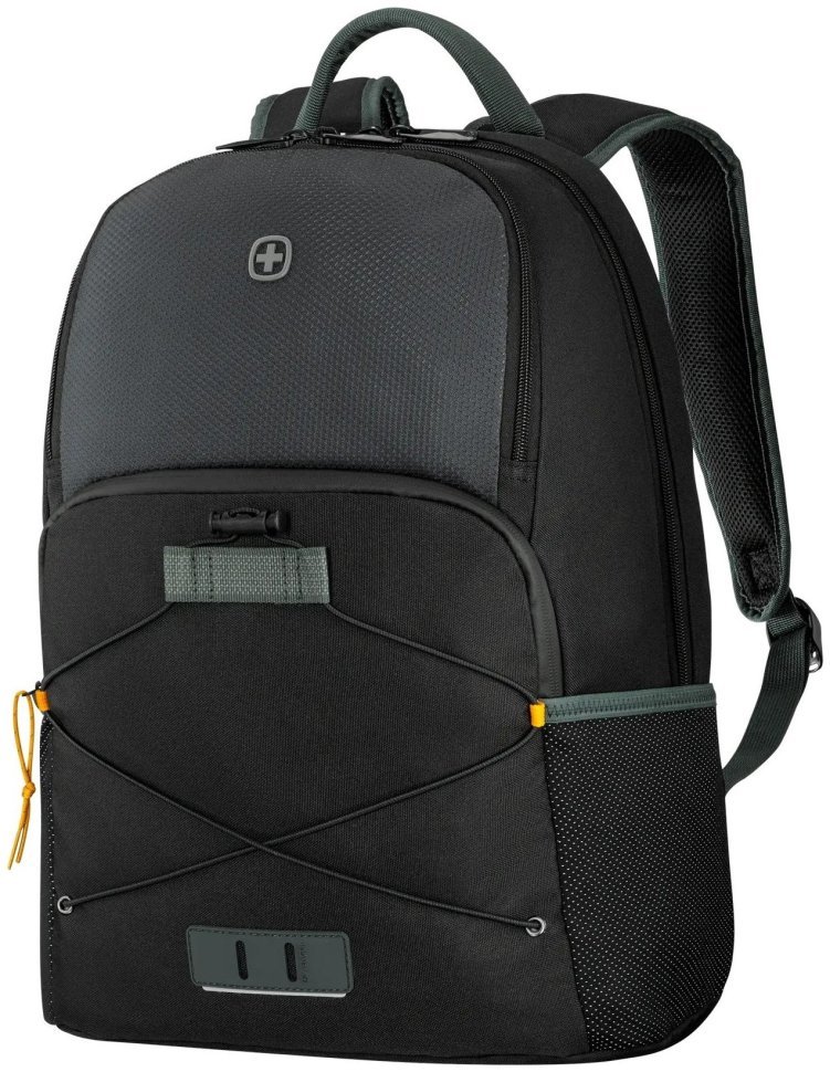 Повседневный рюкзак для ноутбука до 15.6" из качественного полиэстера Wenger Next 23 Trayl черного цвета 103650 modnotak фото №1