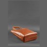 Светло-коричневая кожаная сумка шоппер ручной работы BlankNote D.D (12671) - 5