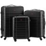 Набір валіз Wenger, Amplar 3 в 1, (S,M,L), пластик, 4 колеса, чорний modnotak фото - 3