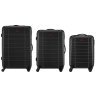 Набір валіз Wenger, Amplar 3 в 1, (S,M,L), пластик, 4 колеса, чорний modnotak фото - 4