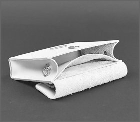 Белая сумка маленького размера из натуральной кожи BlankNote Mini (12815)