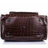 Модна дорожня сумка з натуральної шкіри під крокодила Desisan (506-119) - 5