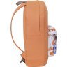 Помаранчевий рюкзак із текстилю з принтом Bagland (55450) - 2