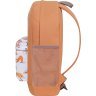 Помаранчевий рюкзак із текстилю з принтом Bagland (55450) - 4