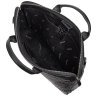 Деловой мужской портфель из кожи под фактуру крокодила для документов и ноутбука Desisan 106750 черного цвета через плечо фото №6 Деловой мужской портфель из кожи под фактуру крокодила для документов и ноутбука Desisan 106750 черного цвета через плечо modnotak фото - 6