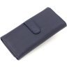 Темно-синий женский кошелек из натуральной кожи с блоком под карты ST Leather 1767450 - 3