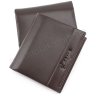 Коричневий гаманець з гладкої шкіри KARYA (0940-9) - 1