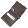 Коричневий гаманець з гладкої шкіри KARYA (0940-9) - 2