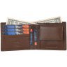 Мужской кошелек из фактурной кожи с RFID-защитой без застежки Hammonds Flycatcher HF594 коричневого цвета 108050 фото №2 Мужской кошелек из фактурной кожи с RFID-защитой без застежки Hammonds Flycatcher HF594 коричневого цвета 108050 modnotak фото - 2