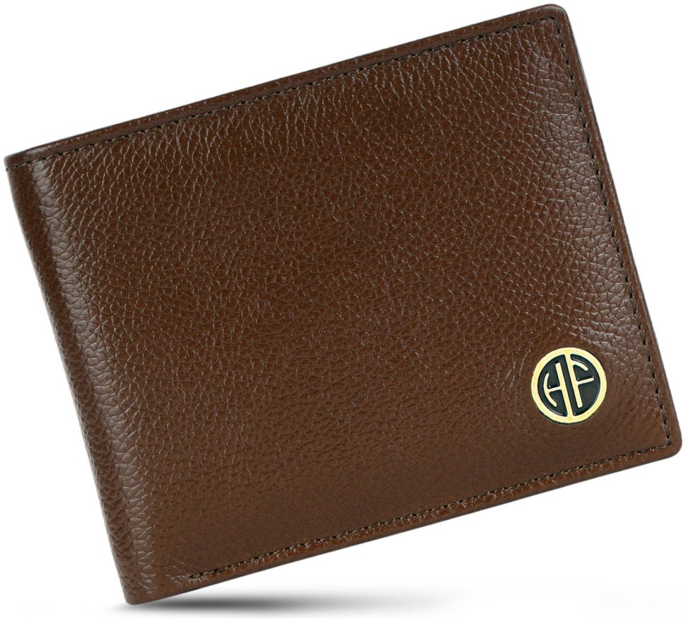 Мужской кошелек из фактурной кожи с RFID-защитой без застежки Hammonds Flycatcher HF594 коричневого цвета 108050 фото №4 Мужской кошелек из фактурной кожи с RFID-защитой без застежки Hammonds Flycatcher HF594 коричневого цвета 108050 modnotak фото №4