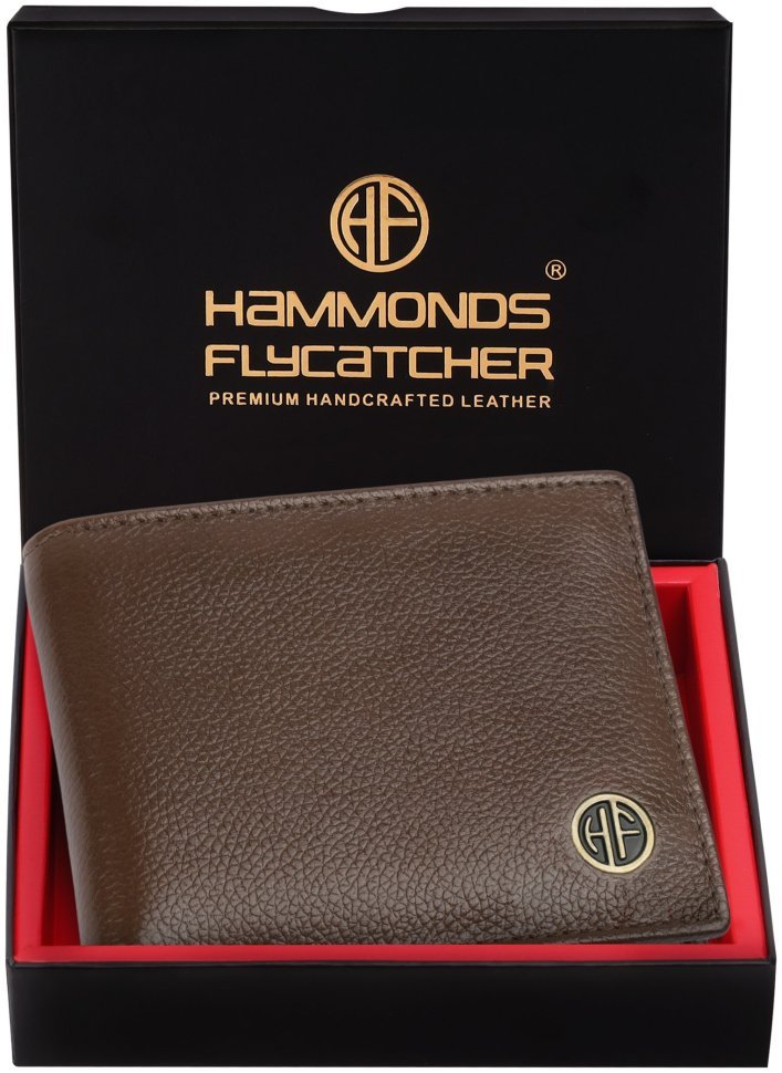 Мужской кошелек из фактурной кожи с RFID-защитой без застежки Hammonds Flycatcher HF594 коричневого цвета 108050 фото №5 Мужской кошелек из фактурной кожи с RFID-защитой без застежки Hammonds Flycatcher HF594 коричневого цвета 108050 modnotak фото №5