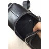 Черная сумка-рюкзак из зернистой кожи через плечо Vintage (20242) - 7
