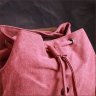 Женский текстильный рюкзак бордового цвета с клапаном на магните Vintage 2422153 - 9