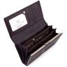 Кожаный женский кошелек фиолетового цвета ST Leather (16670) - 5