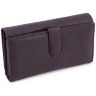 Кожаный женский кошелек фиолетового цвета ST Leather (16670) - 3