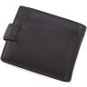 Невеликий чоловічий класичний гаманець із натуральної шкіри чорного кольору Marco Coverna 68650 - 3