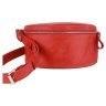 Красная винтажная женская сумка-бананка из натуральной кожи BlankNote 78950 - 1