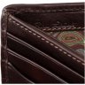 Мужское портмоне из плетеной кожи коричневого цвета без застежки Visconti Sergio 69250 - 11