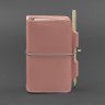 Кожаный блокнот маленького размера (Софт-бук) в розовом цвете - BlankNote (42051) - 6